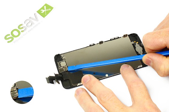 Guide photos remplacement haut-parleur interne iPhone 5C (Etape 10 - image 1)