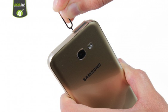 Guide photos remplacement tiroir carte microsd Samsung Galaxy A5 2017 (Etape 2 - image 2)