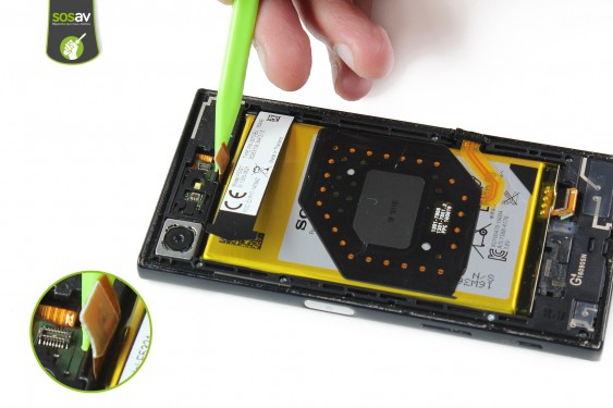 Guide photos remplacement nappe boutons volume, power & apn Xperia X Compact (Etape 8 - image 2)