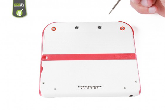 Guide photos remplacement ecran lcd et ecran tactile Nintendo 2DS (Etape 2 - image 1)