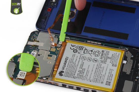 Guide photos remplacement batterie Huawei Y7 2018 (Etape 8 - image 1)