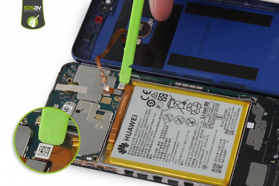 Guide photos remplacement vibreur Huawei Y7 2018 (Etape 8 - image 1)