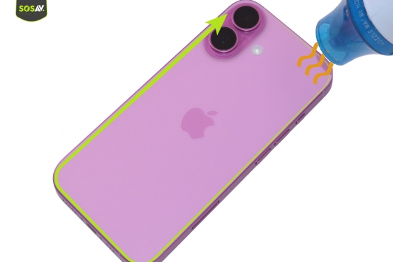 Guide photos remplacement batterie iPhone 16 (Etape 2 - image 4)
