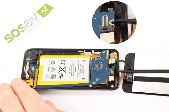 Guide photos remplacement batterie iPod Touch 4e Gen (Etape 13 - image 2)