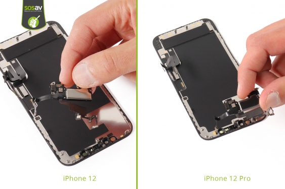 Guide photos remplacement démontage complet iPhone 12 Pro (Etape 5 - image 2)