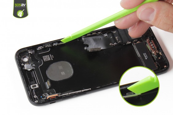 Guide photos remplacement nappe power, vibreur, volume, flash et micro externe iPhone 7 (Etape 46 - image 2)