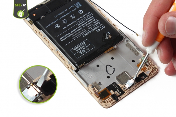Guide photos remplacement haut-parleur interne Redmi Note 3 (Etape 21 - image 3)