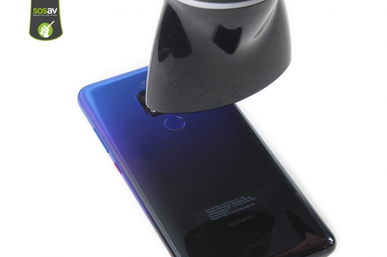 Guide photos remplacement vitre arrière et capteur d'empreinte Huawei Mate 20 (Etape 4 - image 1)