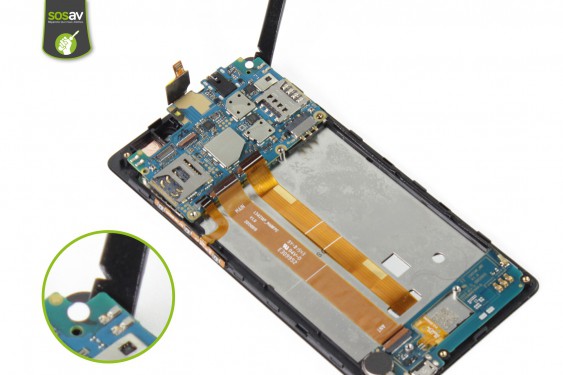 Guide photos remplacement câble coaxial Wiko Pulp 4G (Etape 18 - image 2)