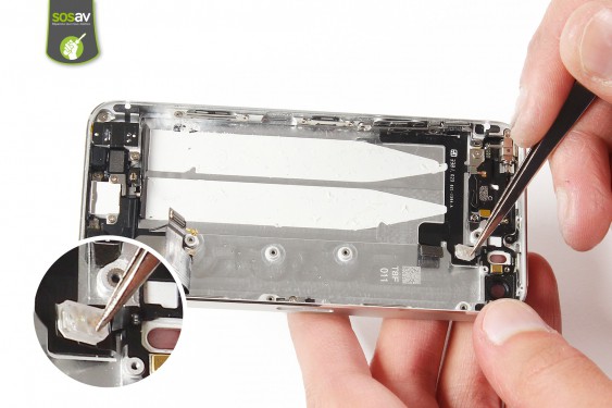 Guide photos remplacement bouton power iPhone 5S (Etape 25 - image 4)