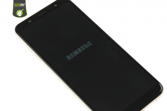 Guide photos remplacement capteur d'empreinte Galaxy A6+ (2018) (Etape 1 - image 4)