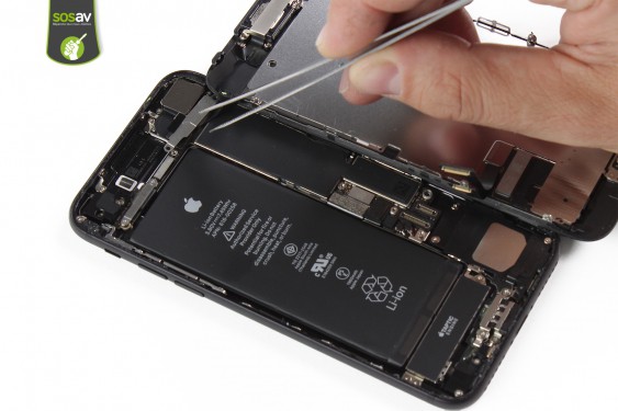 Guide photos remplacement nappe power, vibreur, volume, flash et micro externe iPhone 7 (Etape 12 - image 2)