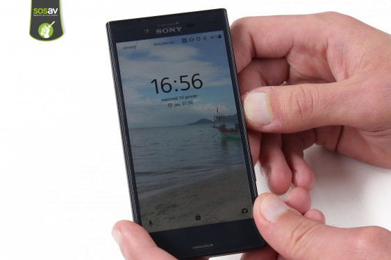 Guide photos remplacement nappe boutons volume, power & apn Xperia X Compact (Etape 1 - image 1)