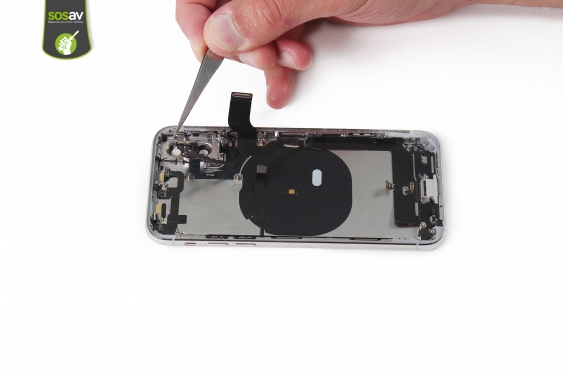 Guide photos remplacement nappe flash power iPhone XS (Etape 40 - image 2)