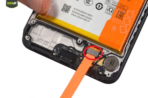Guide photos remplacement connecteur de charge Xiaomi Redmi 14C (Etape 6 - image 3)