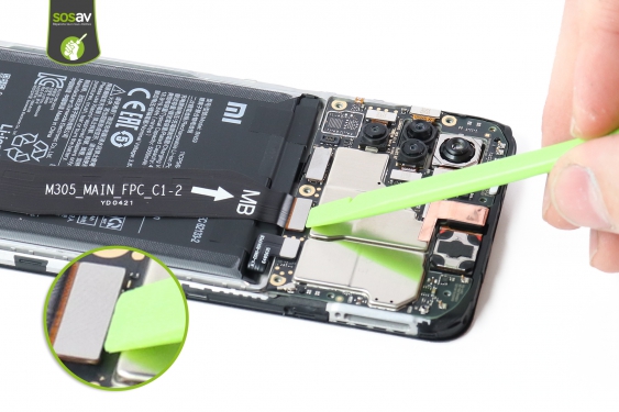 Guide photos remplacement nappe connecteur de charge Redmi Note 10 (Etape 18 - image 3)