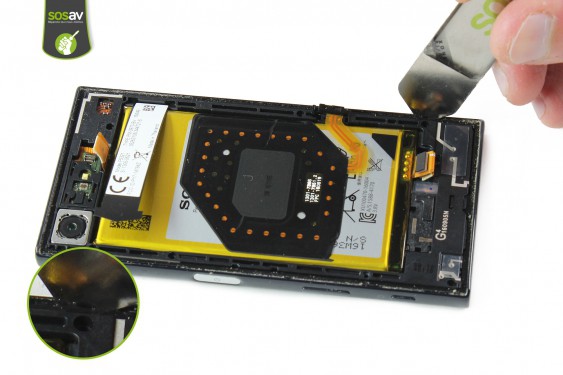Guide photos remplacement nappe boutons volume, power & apn Xperia X Compact (Etape 10 - image 1)