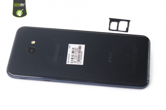 Guide photos remplacement façade arrière Galaxy J4+ (Etape 3 - image 1)