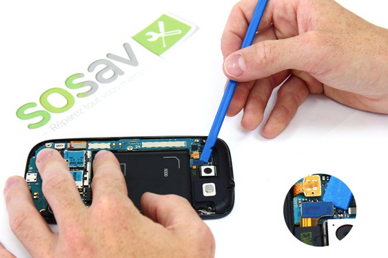 Guide photos remplacement bouton power Samsung Galaxy S3 (Etape 7 - image 1)