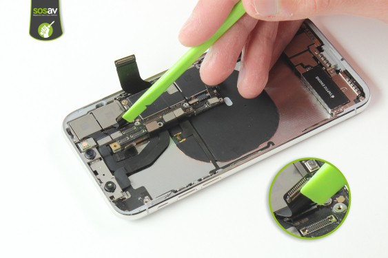 Guide photos remplacement connecteur de charge iPhone X (Etape 23 - image 2)