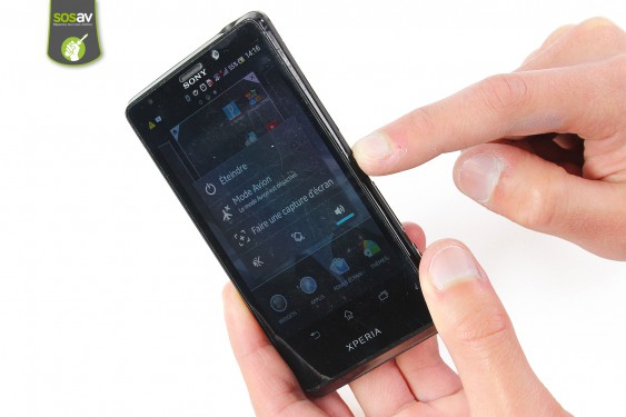 Guide photos remplacement haut-parleur externe et antenne gsm Xperia T (Etape 1 - image 1)