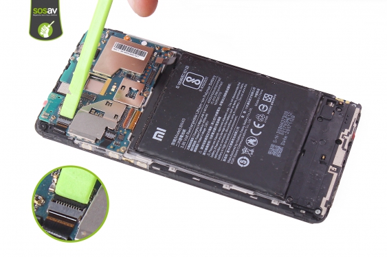 Guide photos remplacement haut-parleur interne Redmi Note 4X (Etape 18 - image 1)