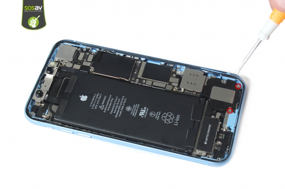 Guide photos remplacement haut-parleur externe iPhone XR (Etape 11 - image 1)