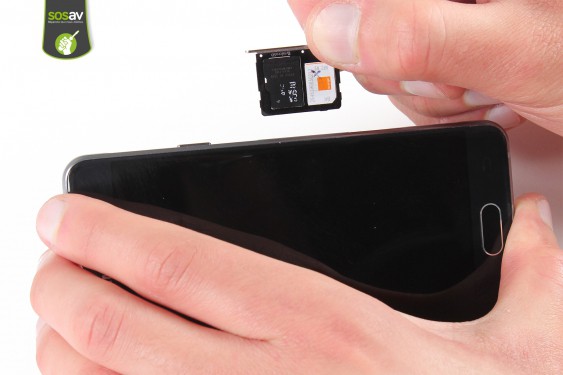 Guide photos remplacement haut-parleur interne Samsung Galaxy A3 2016 (Etape 2 - image 3)