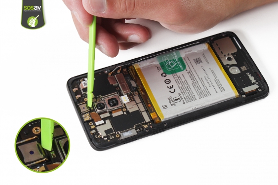 Guide photos remplacement haut-parleur interne OnePlus 6 (Etape 11 - image 1)
