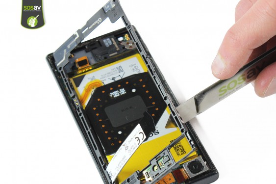 Guide photos remplacement nappe boutons volume, power & apn Xperia X Compact (Etape 11 - image 4)