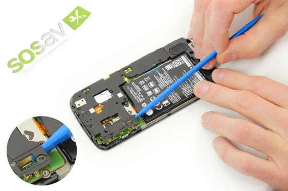Guide photos remplacement batterie Nexus 4 (Etape 6 - image 2)