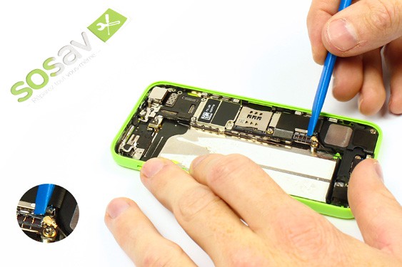 Guide photos remplacement connecteur de charge iPhone 5C (Etape 14 - image 2)