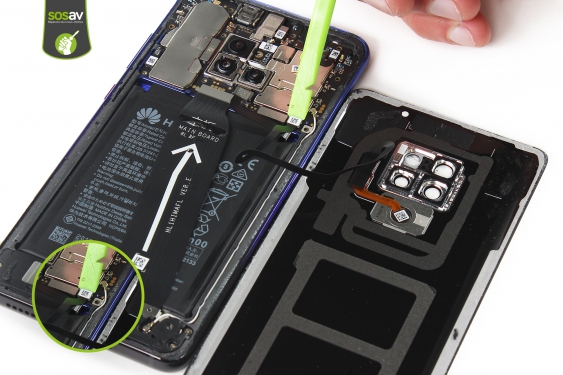 Guide photos remplacement connecteur de charge Huawei Mate 20 (Etape 10 - image 3)