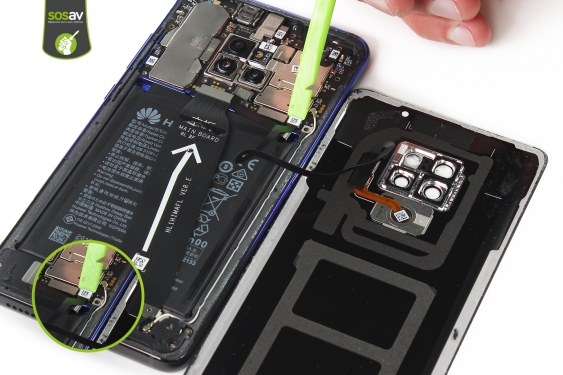 Guide photos remplacement batterie Huawei Mate 20 (Etape 10 - image 3)