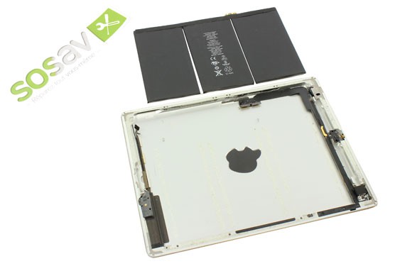 Guide photos remplacement haut-parleur externe (hp du bas) iPad 3 WiFi (Etape 27 - image 3)