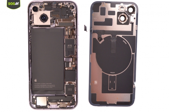 Guide photos remplacement batterie iPhone 14 Plus (Etape 5 - image 4)