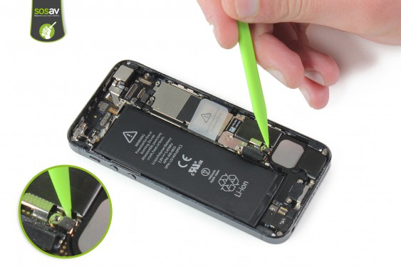 Guide photos remplacement connecteur de charge (lightning) + prise jack iPhone 5 (Etape 11 - image 1)