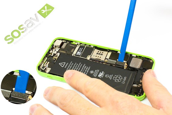 Guide photos remplacement bouton vibreur iPhone 5C (Etape 11 - image 1)