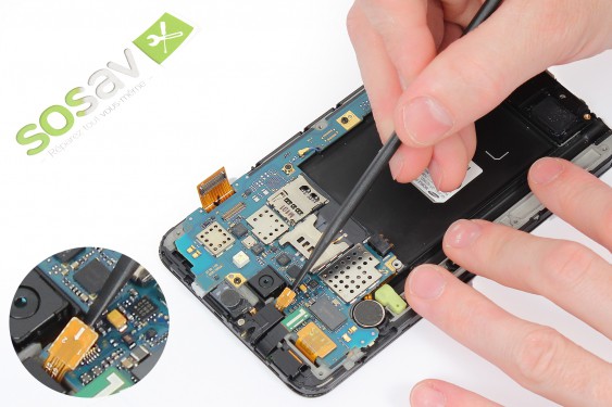 Guide photos remplacement prise jack + haut-parleur interne  (Etape 14 - image 2)