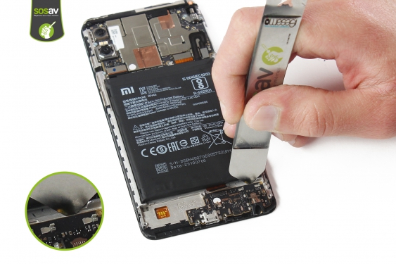Guide photos remplacement connecteur de charge Redmi Note 5 (Etape 19 - image 1)