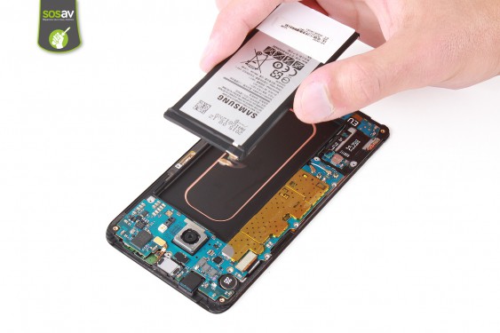 Guide photos remplacement connecteur de charge Samsung Galaxy S6 Edge + (Etape 11 - image 2)