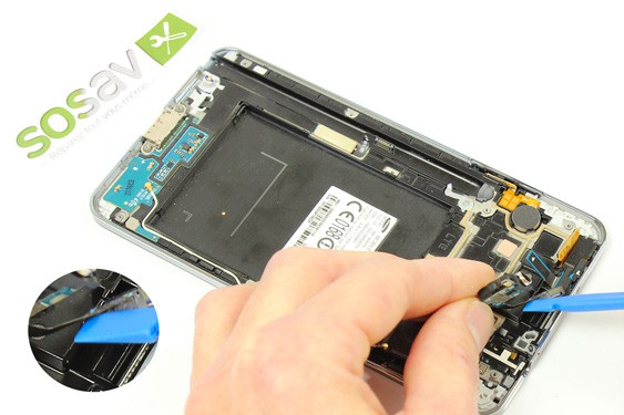 Guide photos remplacement prise jack + haut-parleur interne (Etape 16 - image 4)