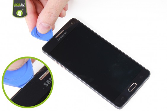 Guide photos remplacement haut-parleur interne Samsung Galaxy A5 (Etape 3 - image 4)