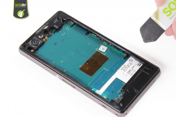 Guide photos remplacement nappe power / volume Xperia Z1 Compact (Etape 19 - image 1)