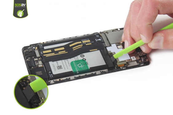Guide photos remplacement haut-parleur externe / prise jack OnePlus 3T (Etape 8 - image 2)