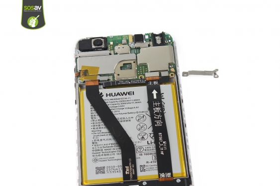 Guide photos remplacement nappe de liaison connecteur de charge Huawei Y6 2018 (Etape 7 - image 4)