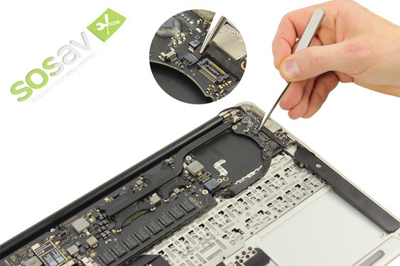 Guide photos remplacement carte d'alimentation (magsafe) MacBook Air 11" Fin 2010 (EMC 2393) (Etape 22 - image 1)