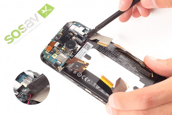 Guide photos remplacement vibreur HTC one M8 (Etape 26 - image 1)