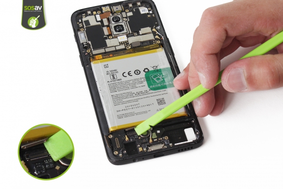 Guide photos remplacement connecteur de charge OnePlus 6 (Etape 16 - image 4)