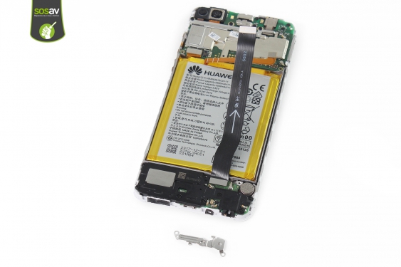 Guide photos remplacement nappe de liaison connecteur de charge Huawei P Smart (Etape 13 - image 2)